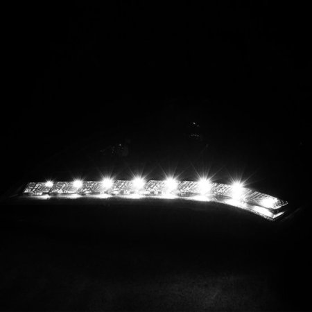 (image for) Spec-D Genesis Coupe Matte Black Housing SMD LED Strip Headlights 2010 – 2012