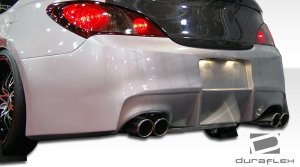 Extreme Dimensions Genesis Coupe Fiberglass Circuit Rear Bumper 2010 -2016