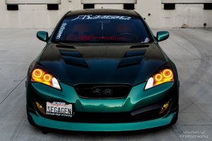 Grimmspeed Genesis Coupe License Plate Relocation Kit 2010 - 2016 