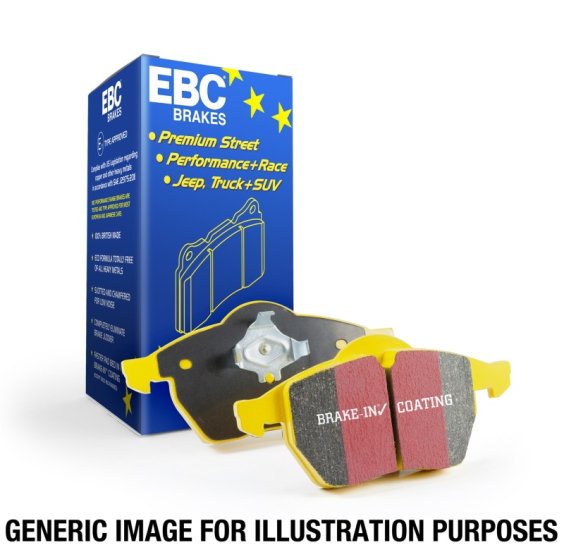(image for) EBC Yellow Stuff Genesis G80 Non-Brembo Rear Brake Pads 2019 – 2022