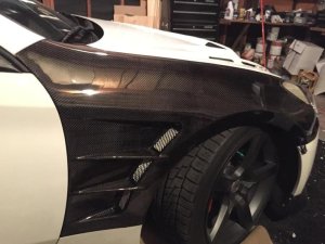 ABS Dynamics Genesis Coupe H2 Carbon Fiber Fenders - Pair 2010 - 2016