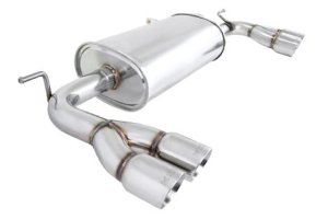 Megan Racing Genesis Coupe 2.0T & 3.8 Stainless Rolled Tips Exhaust 2010 - 2012