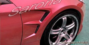 Sarona Genesis Coupe V3 Fiberglass Fenders - Pair 2010 - 2016