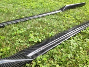 Sequence Genesis Coupe Carbon Fiber RS Side Skirts Pair 2010 - 2016