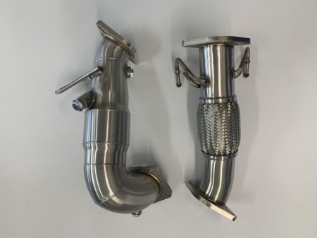 (image for) Depo Racing Veloster N Downpipe with Hi Flow Cat 2019 – 2022
