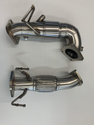 Depo Racing Veloster N Downpipe with Hi Flow Cat 2019 – 2022