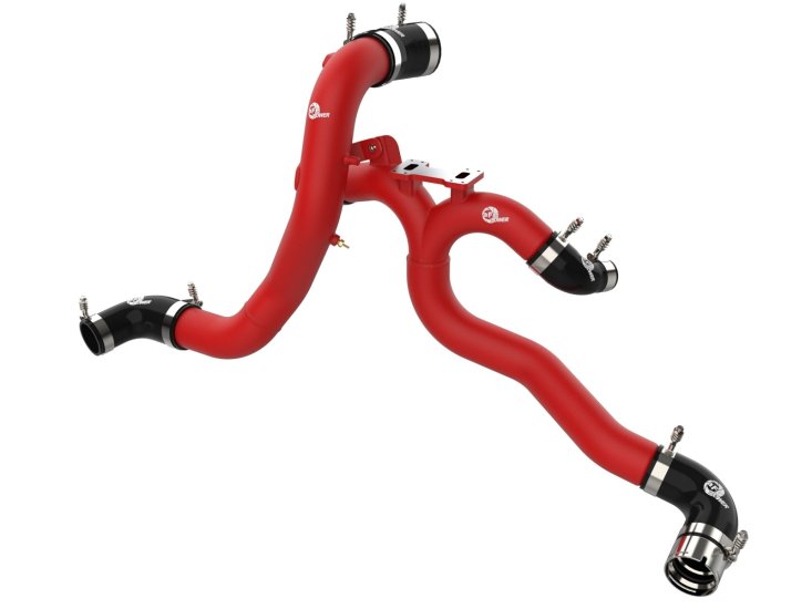 (image for) AFE BladeRunner Genesis G70 3.3 Aluminum 3 inch Charge Pipe Kit Red 2019 – 2022