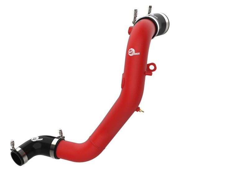 (image for) AFE BladeRunner Kia Stinger 3.3 Aluminum Cold Side 3 inch Charge Pipe Red 2018 – 2023